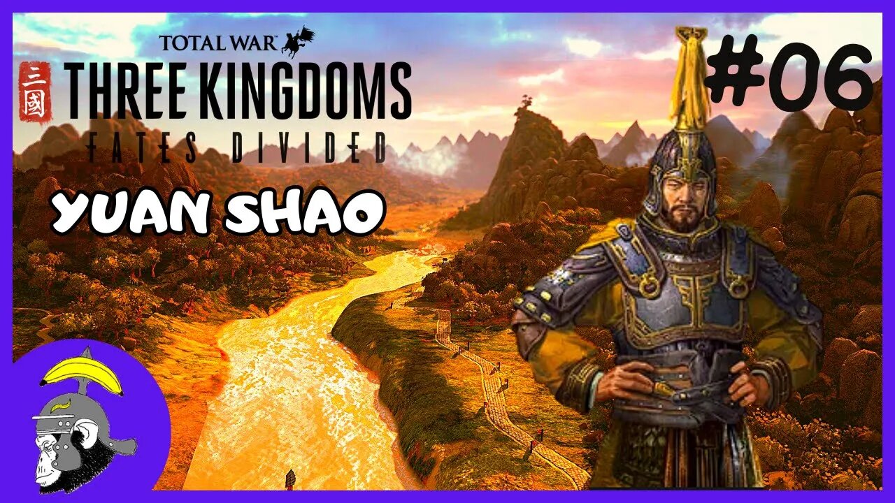 Total War Three Kingdoms : Xiahou dun VS Xiahou yuan - Yuan Shao | Gameplay PT-BR #06