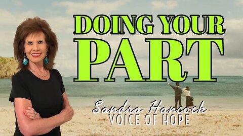 Doing Your Part | Sandra Hancock