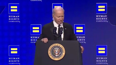 Biden's Brain Malfunctions In Real-Time Talking About Pride Flags: "Who In The Hell Uh"