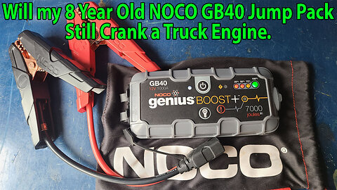 Will my 8 Year Old NOCO GB40 Jump Pack Crank a Truck Engine.