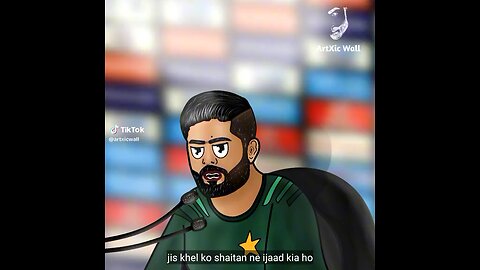 Babar Azam funny talk | animated