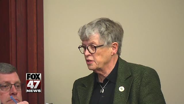 MSU President Lou Ann K. Simon at Nassar hearing