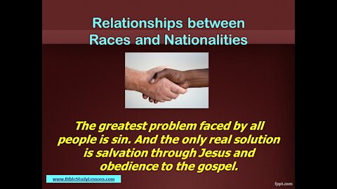 Video Bible Study: Relationships between Races and Nationalities