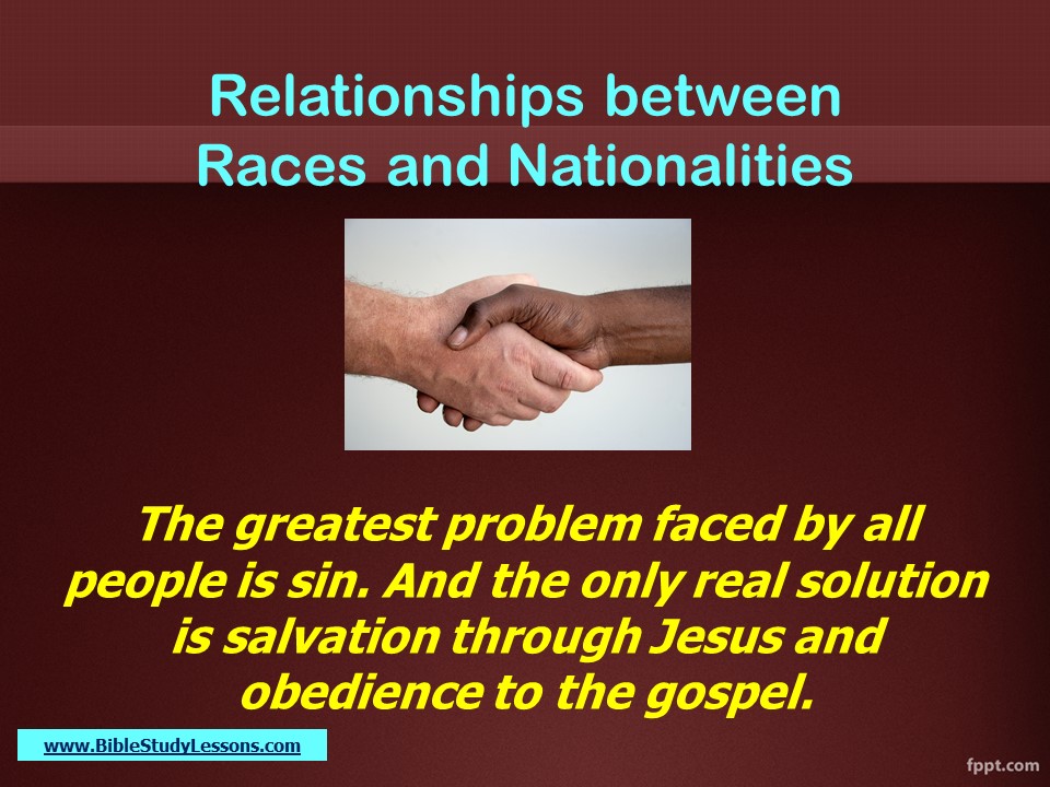 Video Bible Study: Relationships between Races and Nationalities