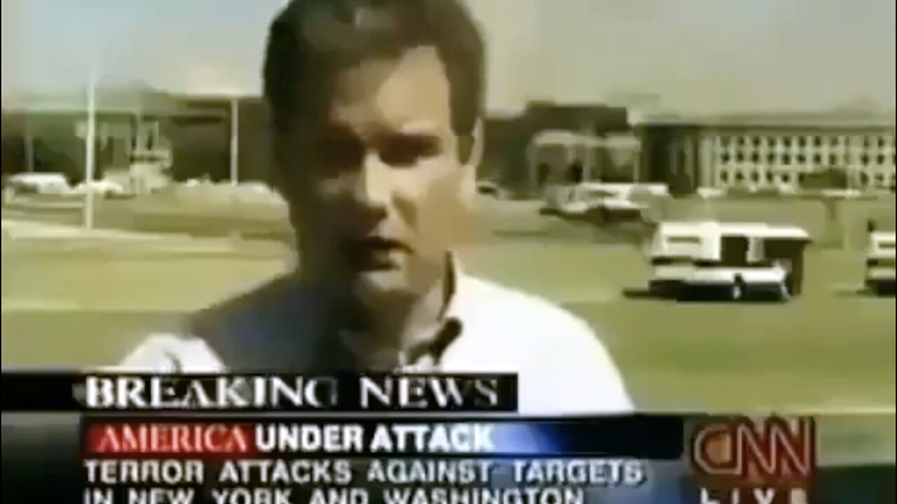 9/11 FOOTAGE AIRED ONLY ONCE - NO PLANE AT PENTAGON