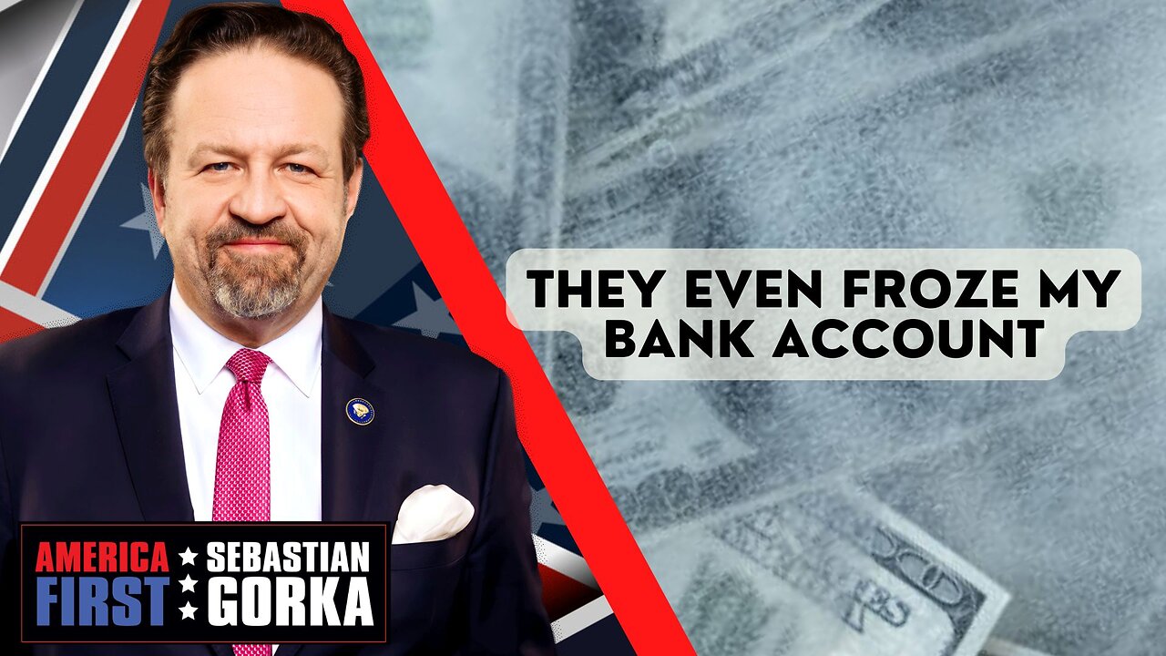 They even froze my bank account. Rudy Giuliani with Sebastian Gorka on AMERICA First