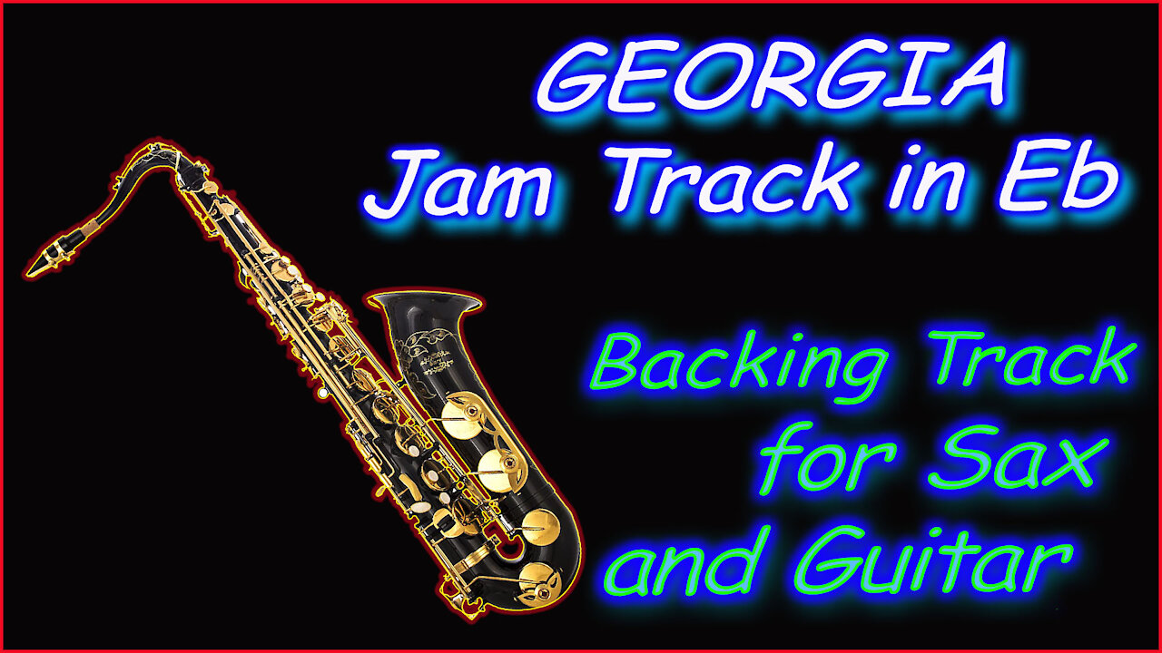 389 SMOOTH JAZZ Jam Track for SAX and GUITAR in Eb