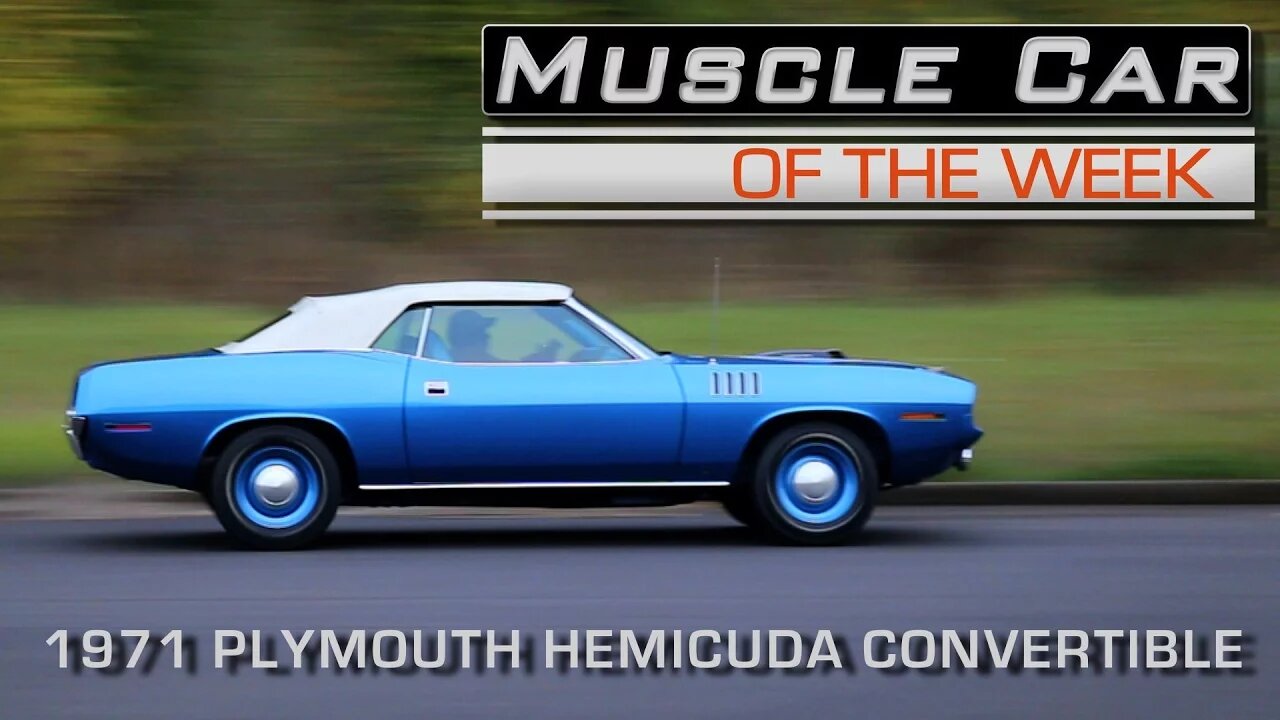 1971 Plymouth HemiCuda Convertible 4-Speed | Muscle Car Of The Week Video Episode #193