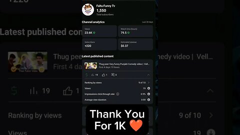 Thank you for 1000 subscribers ❤️❤️ #shorts #ytshorts #1k