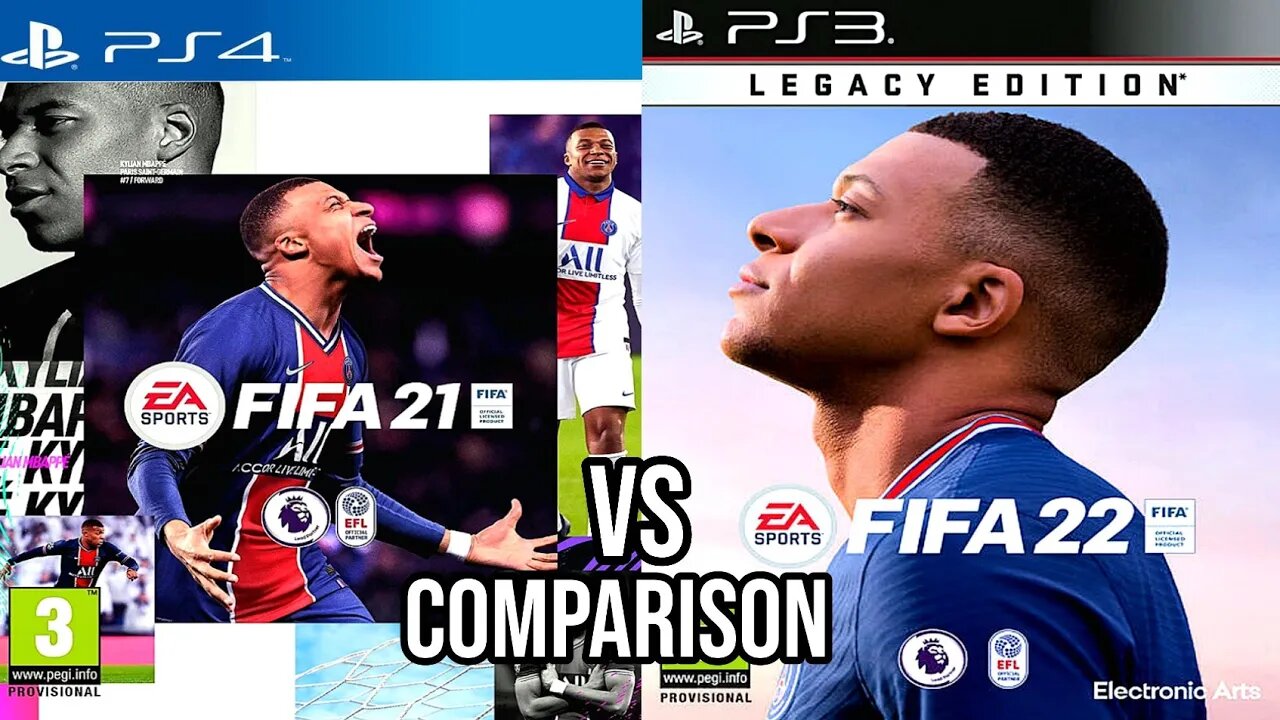 FIFA 21 PS4 Vs FIFA 22 PS3