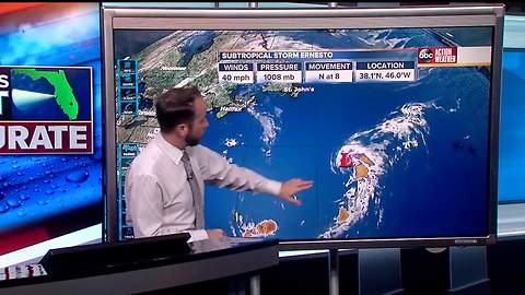 Subtropical Storm Ernesto forms | Tracking the Tropics