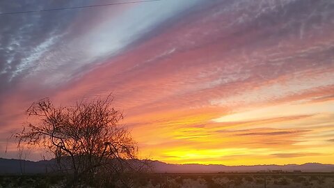 Beautiful sunrise this morning in Southern California