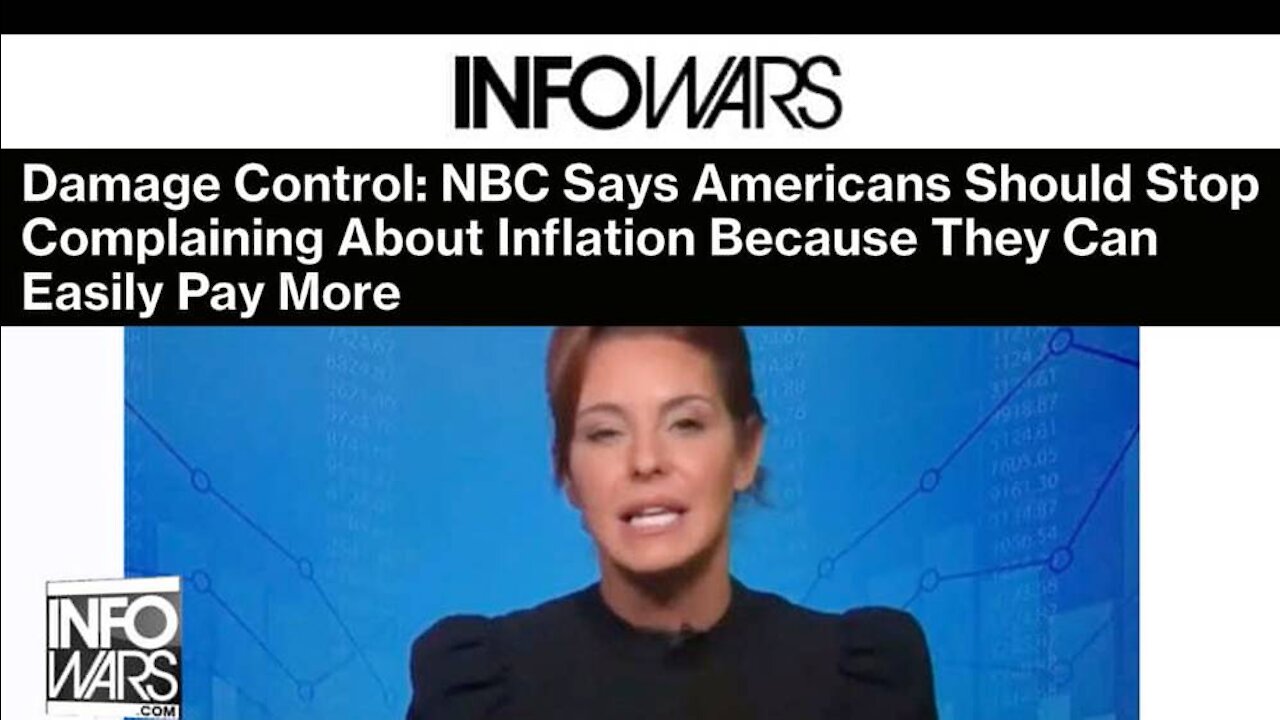 NBC Anchor Making Millions Tells Americans They Can Easily Pay for Inflation