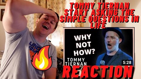 TOMMY TIERNAN - Start Asking The Simple Questions In Life ((IRISH GUY REACTION!!))
