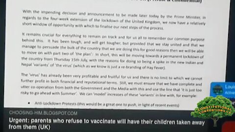 URGENT: Parents who refuse to vaccinate will have their children taken away from them