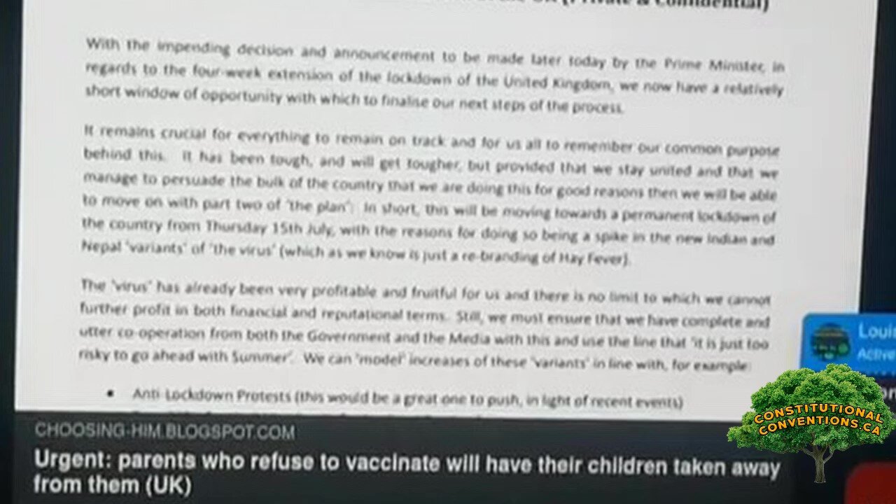 URGENT: Parents who refuse to vaccinate will have their children taken away from them