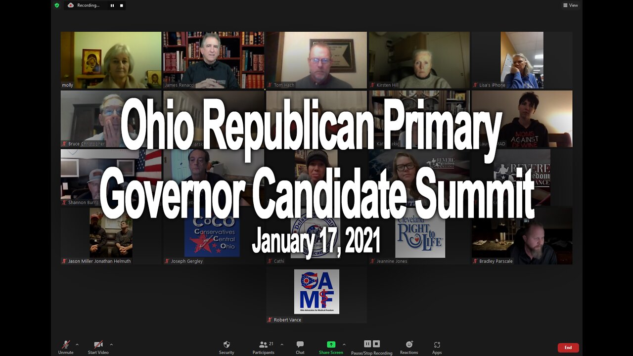 Republican Primary Governor Candidate Summit...