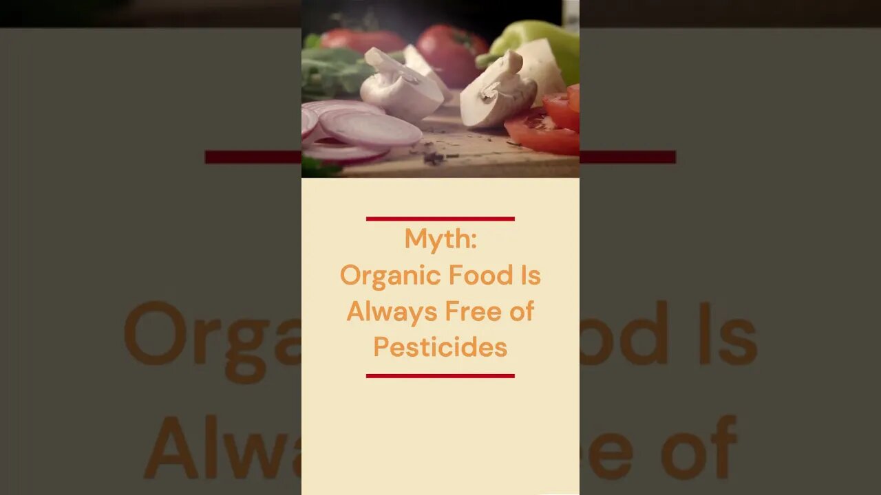 Organic Food Is Always Free of Pesticides #food #recipe #health #nutrition #fitness