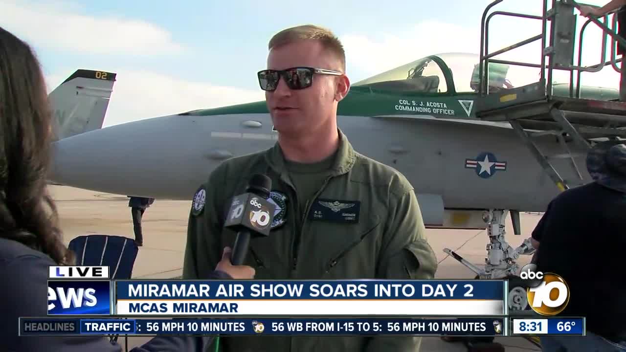 Miramar Air Show roars into town for the second day