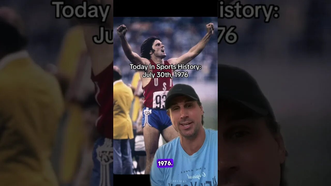 TODAY IN SPORTS HISTORY: 7/30/1976 #shorts