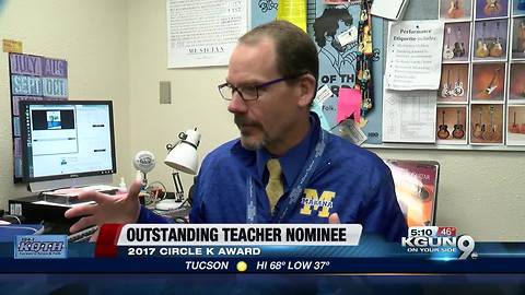Marana High School music teacher finalist for teacher of the year