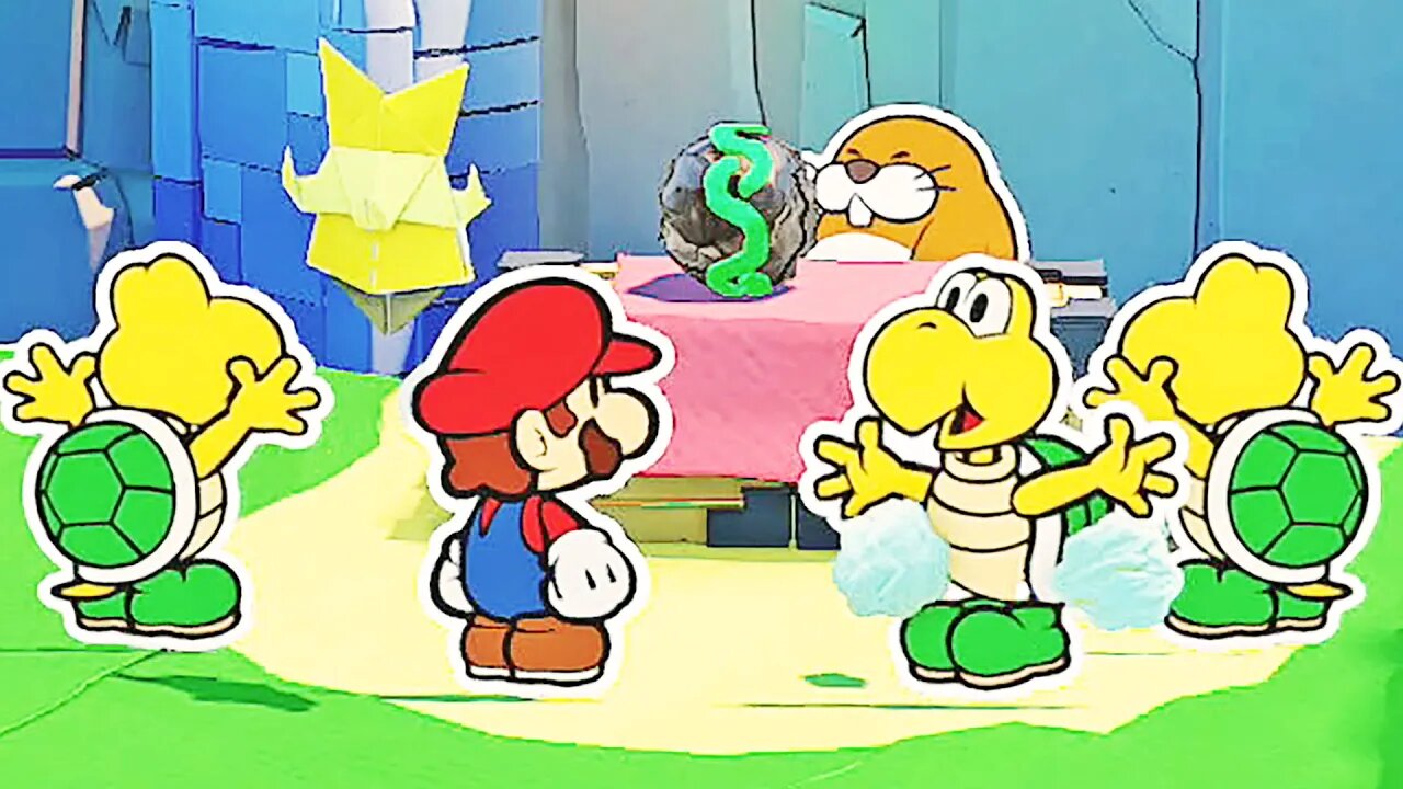 Paper Mario The Origami King #08: O Círculo Mágico do Vellumental da Terra