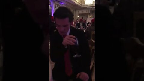 MAR-A-LAGO Chair Dance Moves by GA’s Cooper Guyon enjoying President Trumps fundraiser.