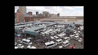 South Africa- Cape Town - Taxi association resorts to go-slow (Eo4)