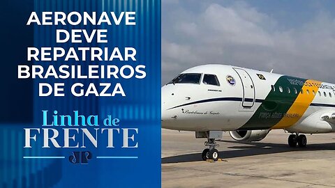 Avião da FAB pousa no Egito para enviar ajuda humanitária a Gaza | LINHA DE FRENTE