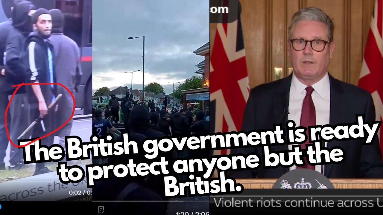 England is Falling Violent Mobs RIOT in Britain, don't believe us WATCH THIS.