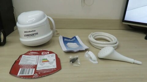 Ducha Lorenzetti Blinducha Eletrônica Com Cano Branco 220V