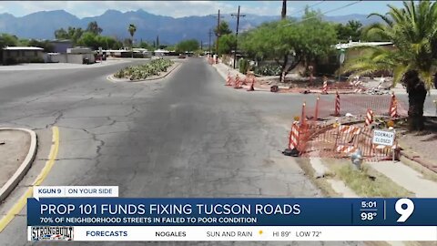 70% of Tucson's neighborhood streets are in poor to failed condition