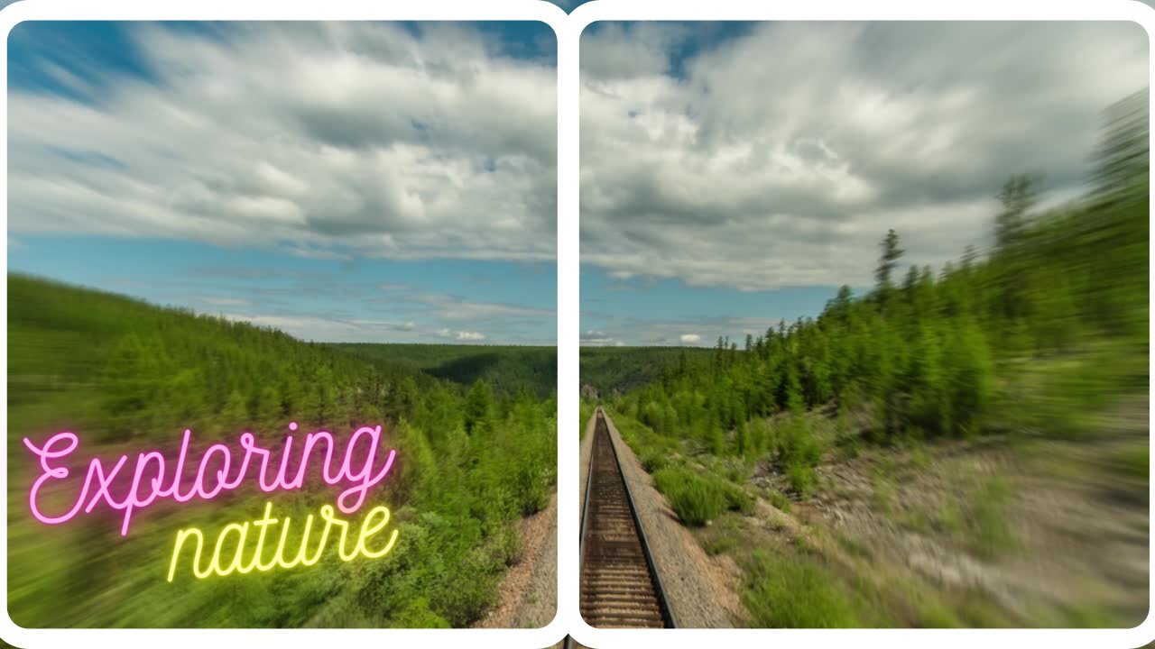 Explore nature by train #Natural Phenomena