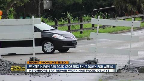 Winter Haven drivers push for answers after CSX delays construction on primary railroad crossing | Driving Tampa Bay Forward