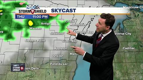 Michael Fish's NBC26 Storm Shield weather forecast