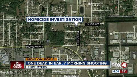 One killed in shooting Fort Myers