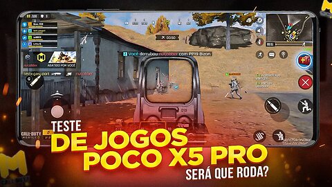 Poco X5 PRO - Teste de JOGOS! COD Mobile, será que roda liso?