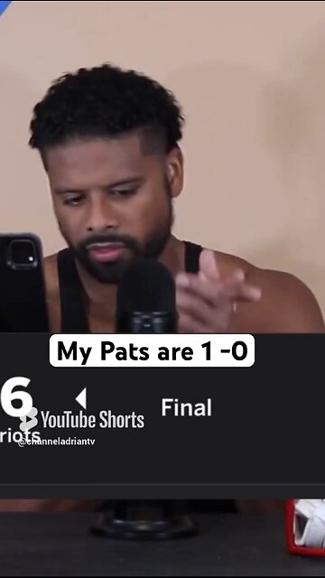 My Pats are 1 -0 #shorts #footballshorts #nfl #collegefootball #football #sports #channeladriantv