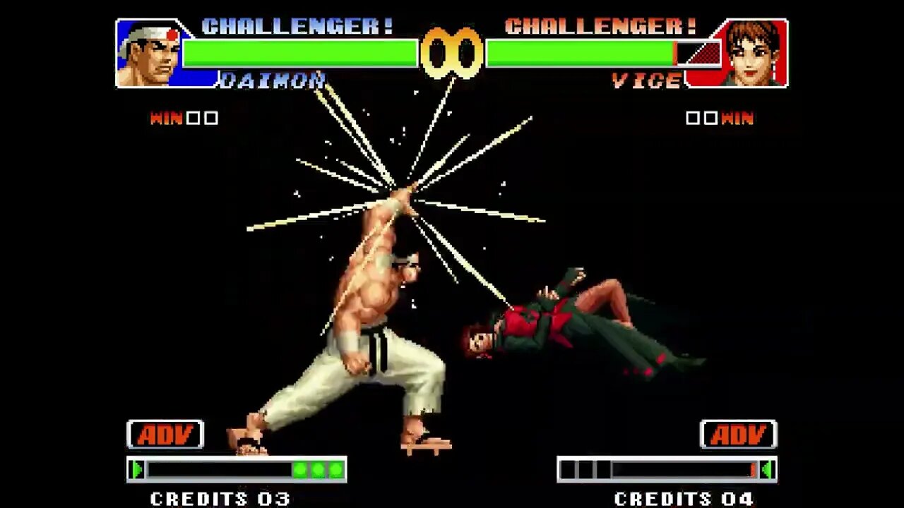 KOF 98 Todos os movimentos especiais