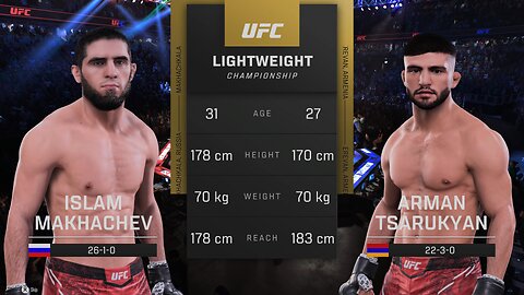 Islam Makhachev Vs Arman Tsarukyan UFC 311 Lightweight Championship Prediction