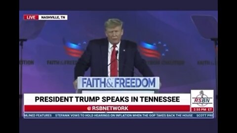 "Ding, Ding, Ding": Trump Discusses 2000 Mules At Faith & Freedom Event In Tennesse