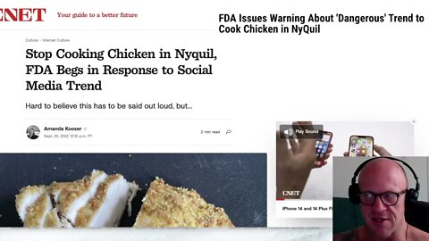 FDA Issues Warning About 'Dangerous' Trend to Cook Chicken in NyQuil