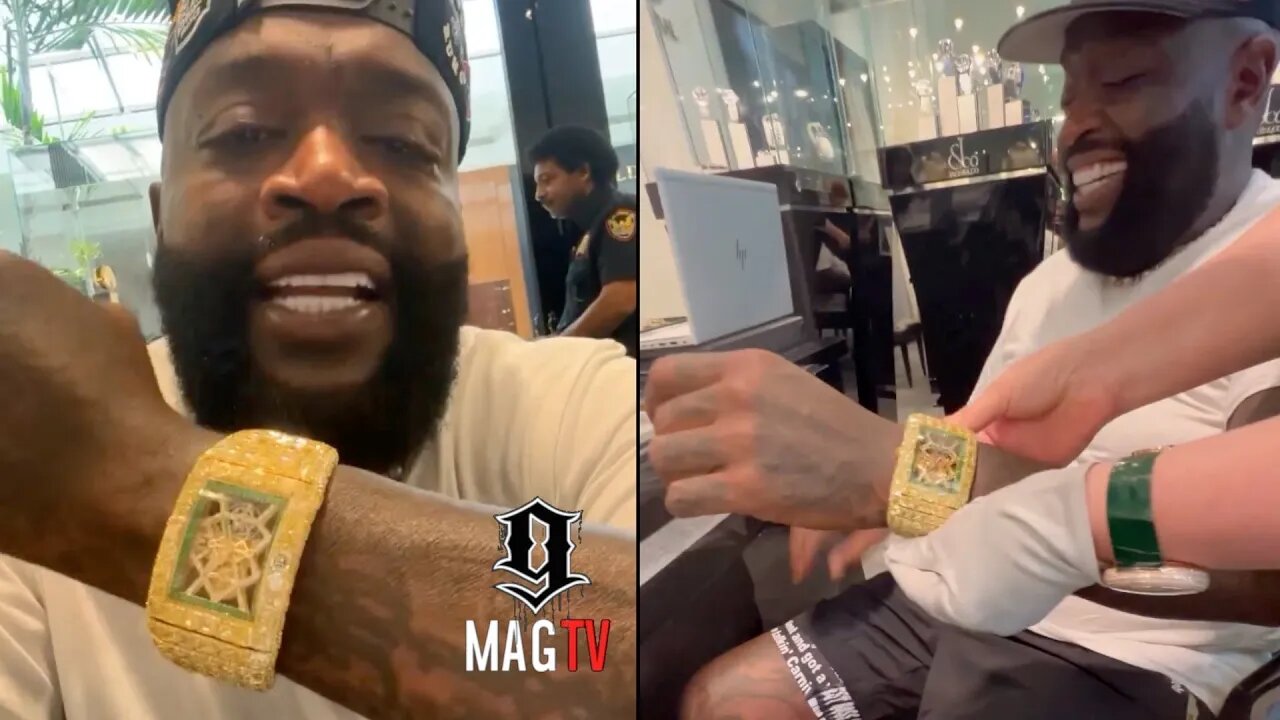 "I Can Smell It" Rick Ross Tries On A $20M Jacob Watch! ⌚️