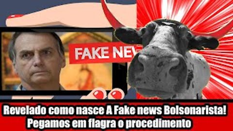 Revelado como nasce A Fake news Bolsonarista! Pegamos em flagra o procedimento