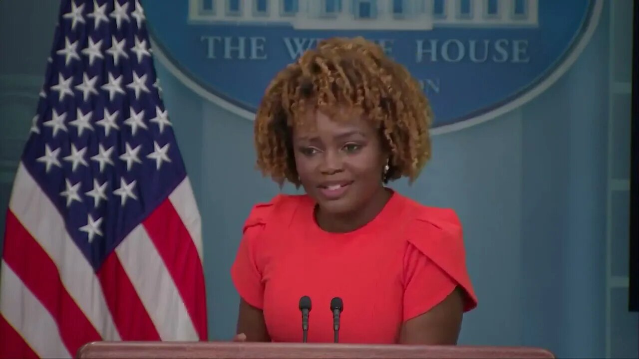 Karine Jean-Pierre Says Biden, Least Accessible Pres In Modern History, "Loves" Taking Questions