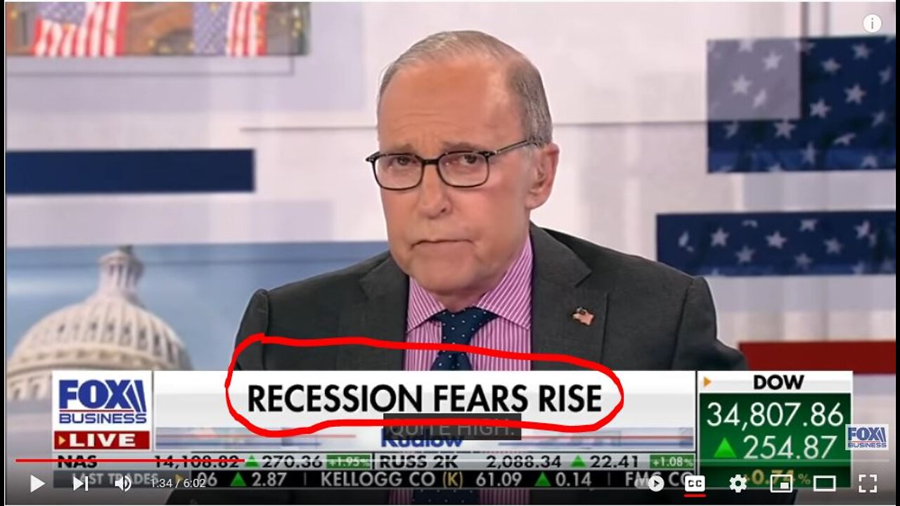 KUDLOW: "Democrats are ignoring BIDENFLATION, recession fears !