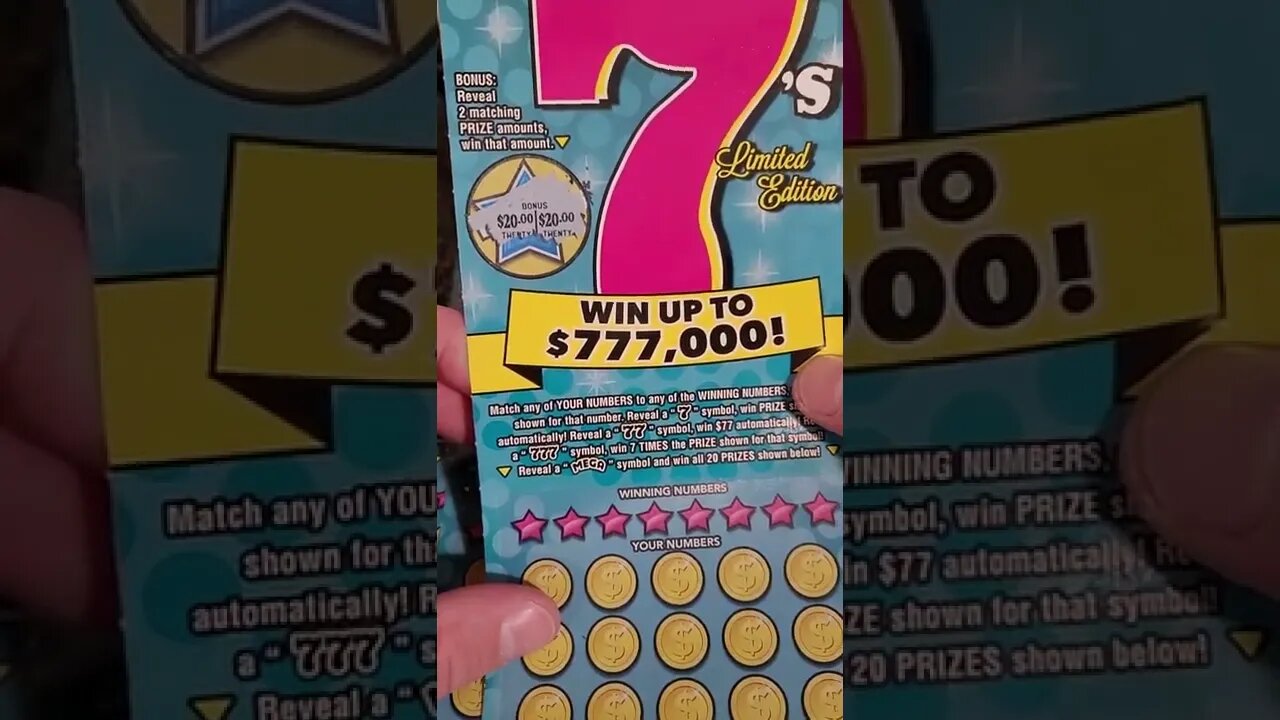 MEGA WIN lottery ticket! #shorts #lottery