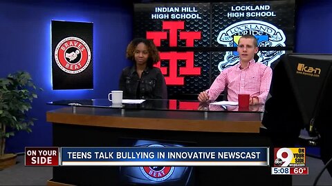 Two local high schools collaborate on newscast for peers