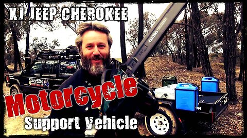 Jeep Motorcycle Support Vehicle Setup