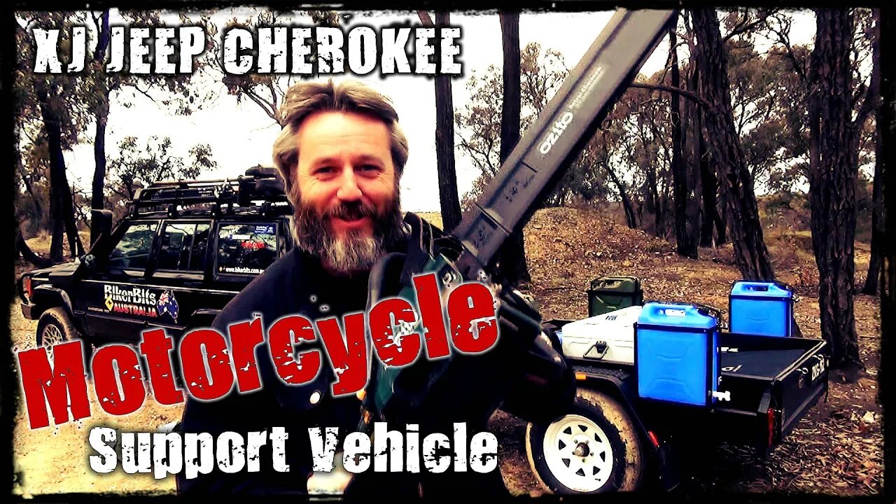 Jeep Motorcycle Support Vehicle Setup